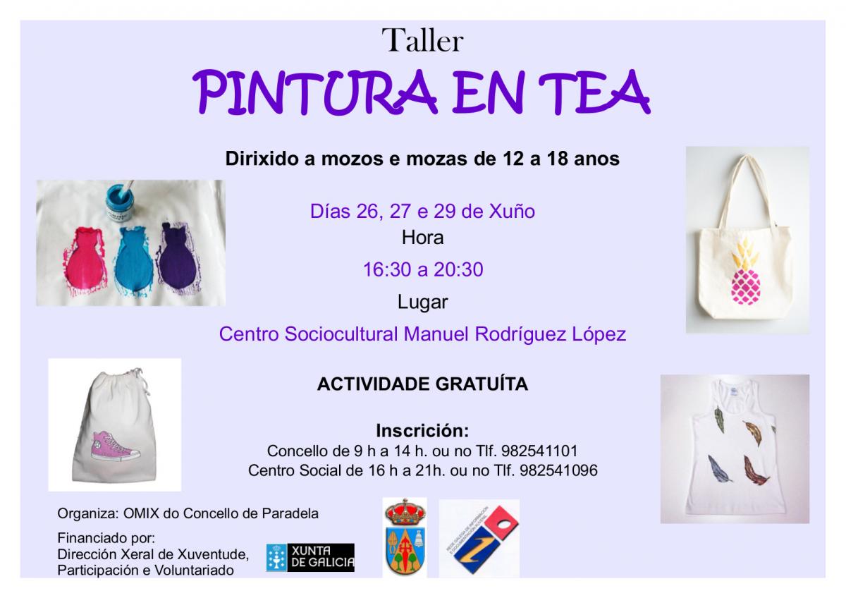 Taller pintura en Tea Paradela